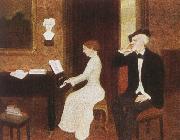 eduard hanslick daughter of franz liszt oil painting